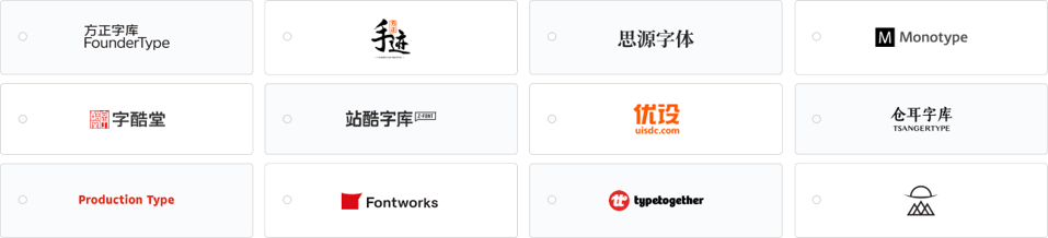 字體商